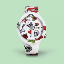 Orologio Skull Mood Solo Tempo - Doodle Watch