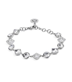 Bracciale Donna Symphonia con Cristalli Swarovsky Rombi e Cerchi - Brosway