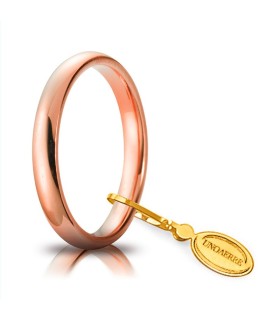 Fede Comoda Oro Rosso 3mm - Unoaerre