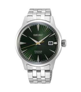 Orologio Uomo Presage Automatico in Acciaio Quadrante Verde - Seiko