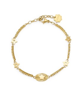 Bracciale Donna Chakra "Simboli-Stelle" Pvd Oro - Brosway