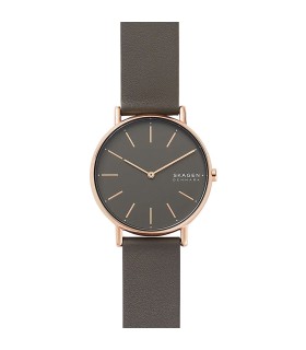 Orologio Donna Solo Tempo Signatur Slim in Pelle Grigio SKW2794 - Skagen