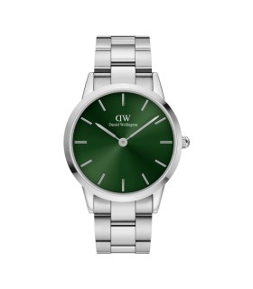 Orologio Uomo Solo Tempo in Acciaio con Quadrante Verde 40mm DW00100427 - Daniel Wellington