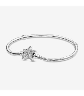 Bracciale Donna in Argento con Chiusura Stella Luminosa - Pandora