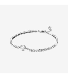 Bracciale Donna in Argento Tennis con Cuore - Pandora