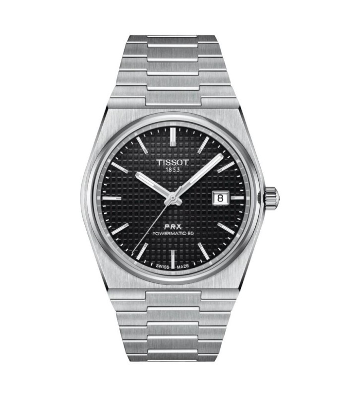 Orologio Uomo PRX Powermatic 80 Nero Solo Tempo - Tissot