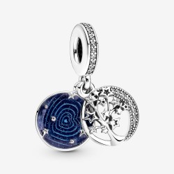 Charm Argento Pendente “To the Moon and Back” - Pandora