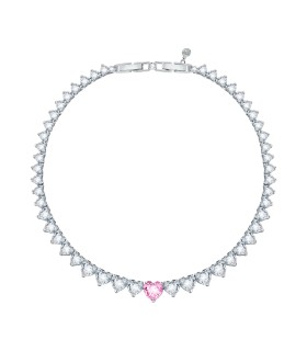Collana Donna Girocollo Infinity Love Cuore Rosa - Chiara Ferragni