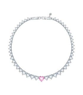 Collana Donna Girocollo Infinity Love Cuore Rosa - Chiara Ferragni