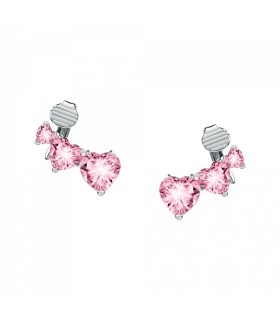 Orecchini Donna Diamond Hearts con Zirconi Rosa- Chiara Ferragni