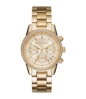 Orologio Donna Cronografo in Acciaio Oro - Michael Kors