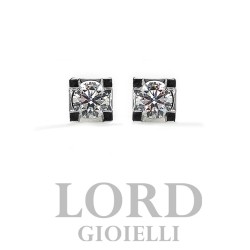 Orecchini Donna Punto Luce con Diamanti ct. 0.18 G Vs - Giorgio Visconti