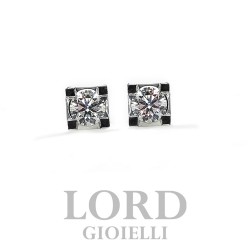 Orecchini Donna Punto Luce con Diamanti ct. 0.24 G Vs - Giorgio Visconti