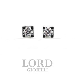 Orecchini Donna Punto Luce con Diamanti ct. 0.62 G Vs - Giorgio Visconti