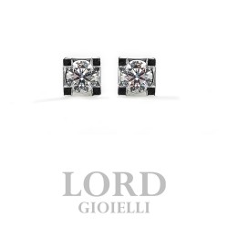 Orecchini Donna Punto Luce con Diamanti ct. 0.40 G Vs - Giorgio Visconti