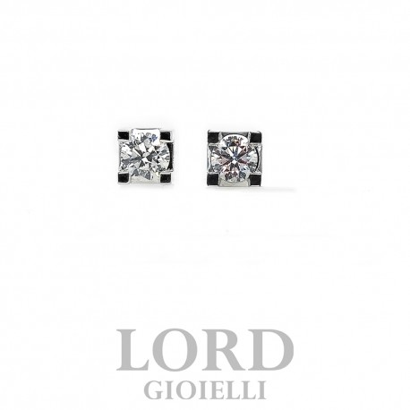 Orecchini Donna Punto Luce con Diamanti ct. 0.30 G Vs - Giorgio Visconti