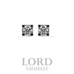 Orecchini Donna Punto Luce con Diamanti ct. 0.23 G Vs - Giorgio Visconti