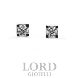 Orecchini Donna Punto Luce con Diamanti ct. 0.26 G Vs - Giorgio Visconti