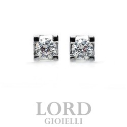 Orecchini Donna Punto Luce con Diamanti ct. 0.52 G Vs - Giorgio Visconti