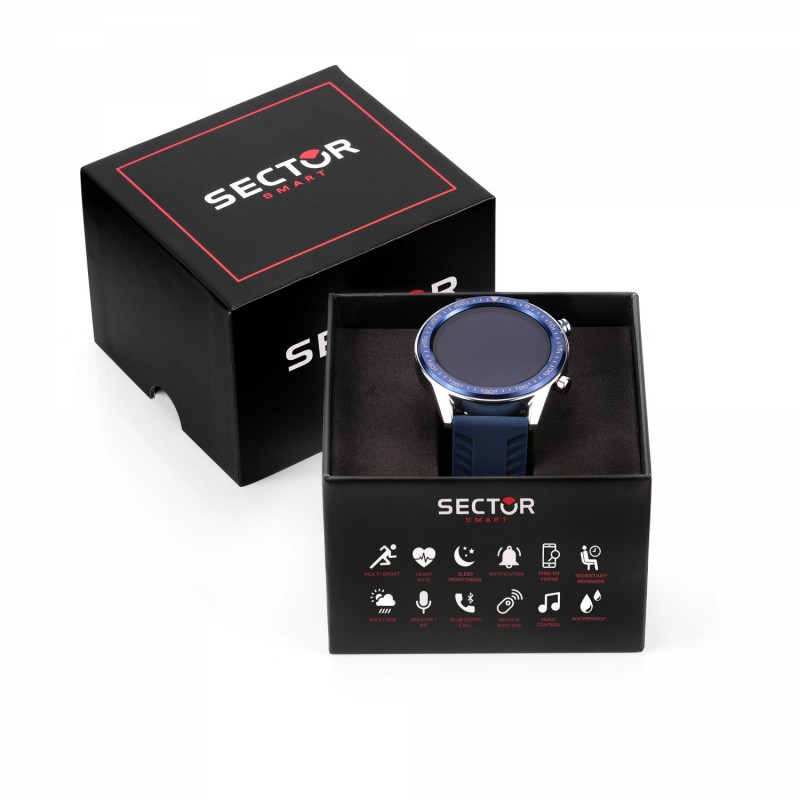 Orologio Sector - Uomo Smartwatch in Silicone Blu