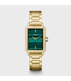 Orologio Donna Fluette in Acciaio Dorato e Quadrante Verde - Cluse