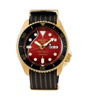 Orologio Uomo Automatico Limited Edition Brian May Red - Seiko