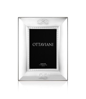 Portafoto In Argento "25 Anniversario" 13x18 - Ottaviani