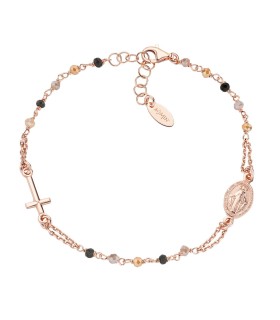 Bracciale Rosario Cristalli Multicolor - Amen