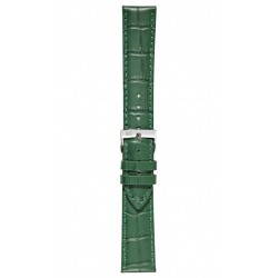Cinturino Bolle Vitello Stampa Alligatore Verde 18mm - Morellato