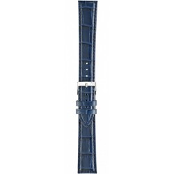 Cinturino Bolle XL Vitello Stampa Alligatore Blu 22mm - Morellato