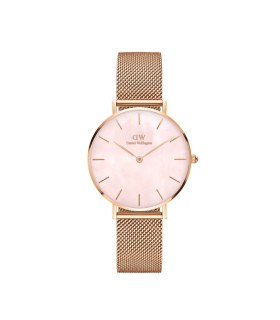 Orologio Petite Melrose Pearl 32mm in Acciaio Rosè Quadrante Madreperla - Daniel Wellington
