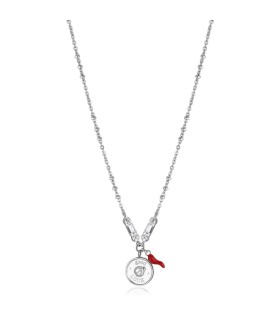 Collana Donna Chakra in Acciaio Cornetto e Coccinella BHKN075- Brosway