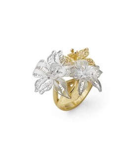 Anello Donna Marisol con Fiori mis.18 - Misis