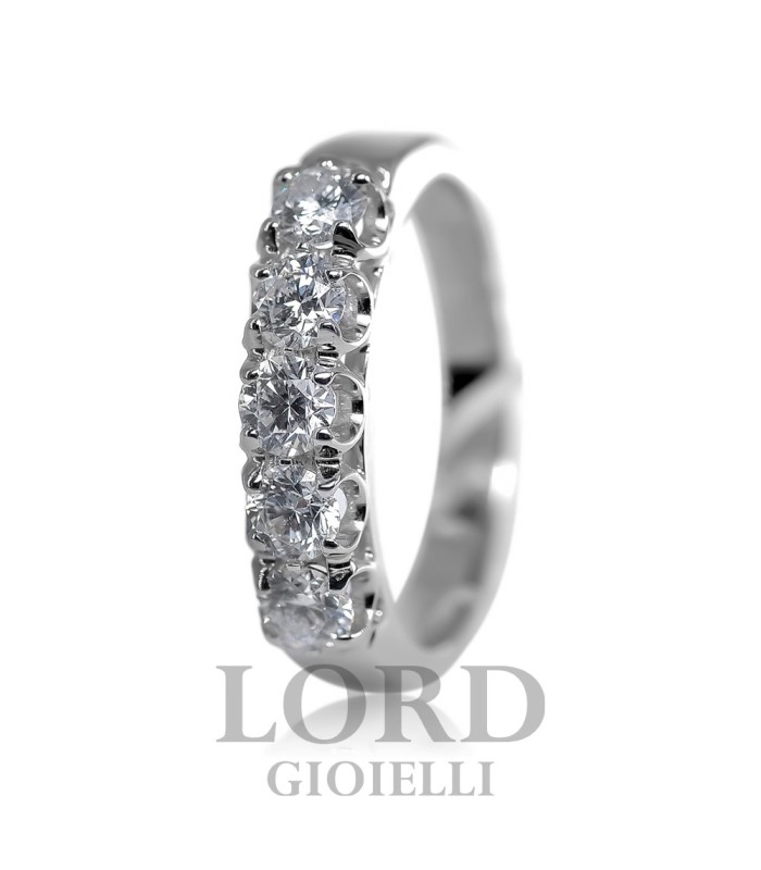 Anello hot sale 5 pietre