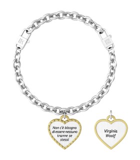 Bracciale Donna Groumette Philosophy "Non c'èà Bisogno di Essere nessuno Tranne Se Stessi" - Kidult