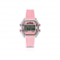 Orologio Bimba Digitale in Silicone Rosa Cassa Transparent - I Am Watch