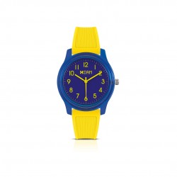 Orologio IPG Blue Case + Cinturino Silicone Yellow - I Am Watch
