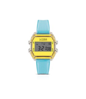 Orologio Ipg Case Yellow+ Cinturino Silicone Blu - I Am Watch