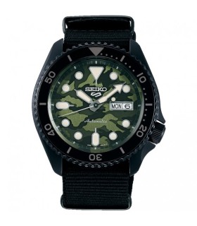 Orologio Uomo Automatico Acciiao Brunito Camouflage 5 Sports SRPJ37K1 - Seiko