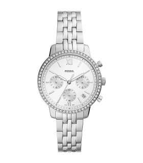 Orologio Donna Cronografo in Acciaio Ghiera con Pietre ES5217 - Fossil