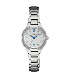 Orologio Donna Classic Lady in Acciaio con Pietre 96R208 - Bulova