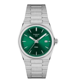 Orologio Solo Tempo PRX 35mm  in Acciaio con Quadrante Verde T137.210.11.081.00 - Tissot