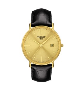 Orologio Uomo Solo Tempo Goldrun Sapphire in Oro 18KT e Pelle Nera T922.410.16.021.00- Tissot