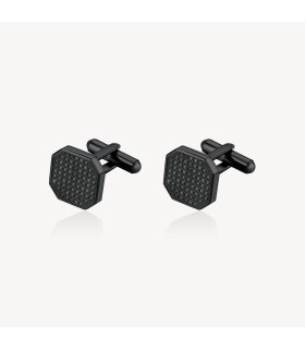 Gemelli Uomo Ink in Acciaio Pvd Nero e Swaroski  BIK125 - Brosway