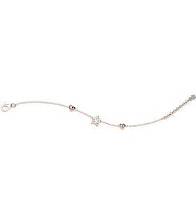 Bracciale Bimba In Argento Rosè con Stella e Pietre - Nanan