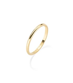 Anello Fedina in Argento Dorato FE1G- Amen