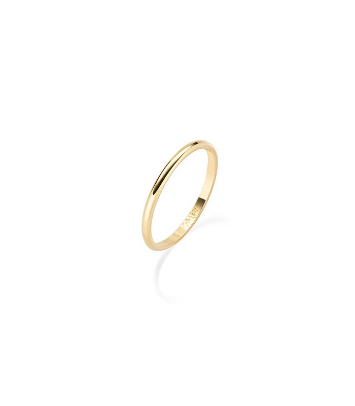 Anello Fedina in Argento Dorato FE1G- Amen