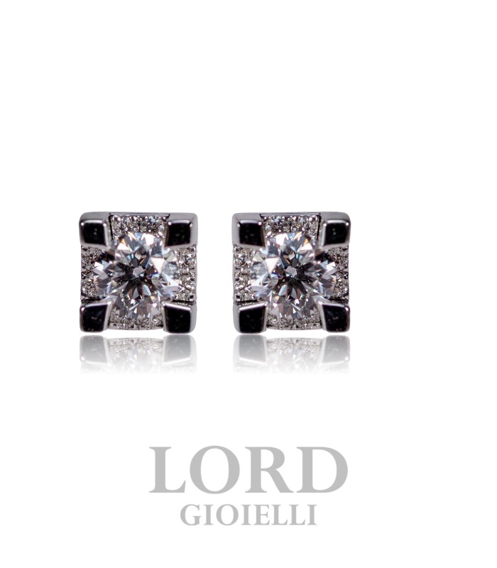 Orecchini Donna Punto Luce con Diamanti ct. 0.61 +0,10 G Vs - IO LUCE Giorgio Visconti