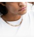 Collana Donna Tangle Girocollo Groumette Argento Dorato - Rue Des Mille