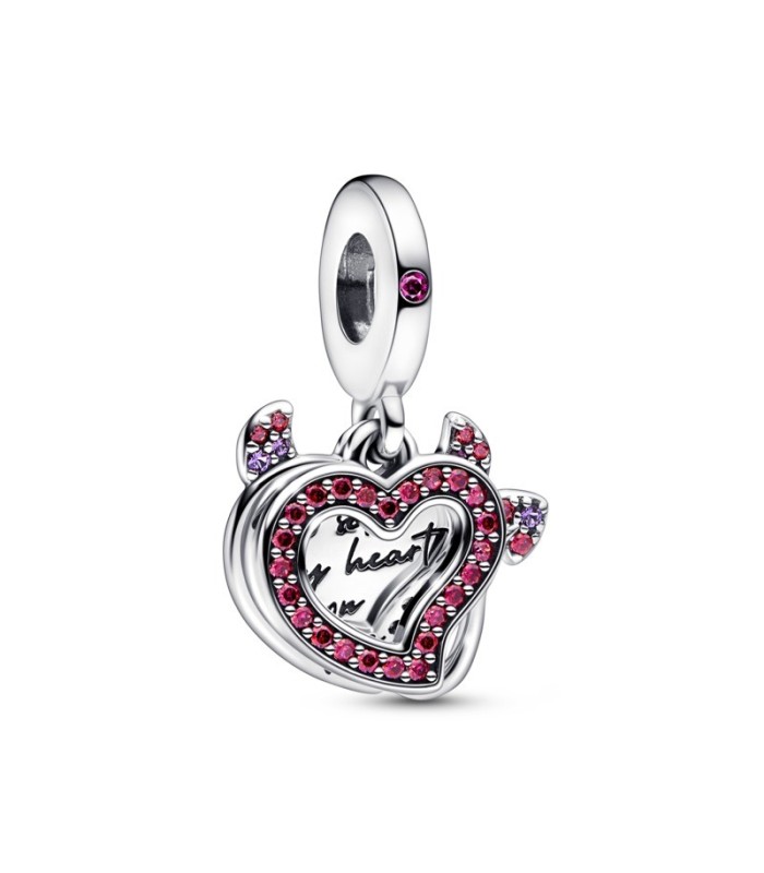 Charm Pendente Doppio Cuore "Heart on fire’’ - Pandora